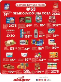 Folleto Alsuper Página 3: Leche fresca sello de oro €43,00, Lala crema original €39,00