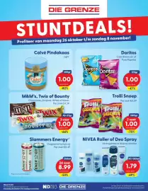 Die Grenze folder Pagina 1: Doritos Cool American of Pure Paprika €1,00, Slammers Energy €8,99