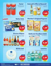 Die Grenze folder Pagina 4: Werther's Original Popcorn €1,49, Diverse Wijnen €2,49