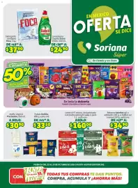 Catálogo Soriana Súper semana 43 Página 1: Sabritas sal o adobadas o Ruffles sal o queso €34,90