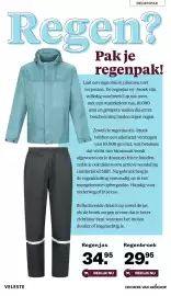 Welkoop folder Pagina 32: VELESTE Regenbroek €29,95