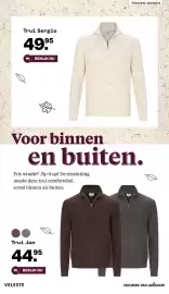 Welkoop folder Pagina 47: Trui Sergio €49,95, Trui Jan €44,95