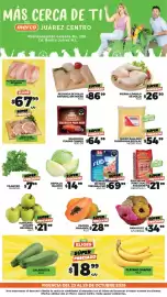 Folleto Merco semana 43 Página 1: Repollo blanco €14,99, Cilantro €7,99