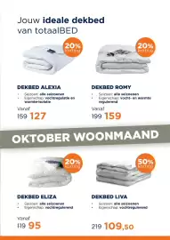 TotaalBED folder Pagina 21: Alexia dekbed €127,00, Totaal BED DEKBED ROMY €159,00