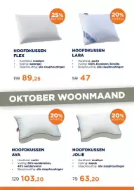 TotaalBED folder Pagina 7: Total BED HOOFDKUSSEN LARA €47,00, TENCEL hoofdkussen flex €89,25