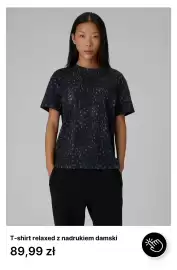 4F gazetka tydzień 43 Strona 12: T-shirt relaxed z nadrukiem damski €89,99