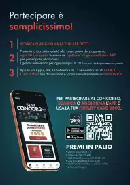 Volantino Deco Market Pagina 3: Partecipare è semplicissimo! 1 SCARICA O AGGIORNA LA TUA APP DECÒ 2 3 Presenta la tua carta