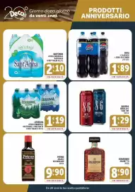 Volantino Deco Market Pagina 8: Levissima acqua minerale naturale frizzante €1,19, Sant'Anna acqua minerale naturale €2,10