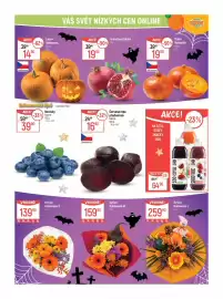 Globus leták týden 44 Strana 11: Ugo šťávy €64,90, Granátové jablko €19,90