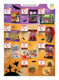 Globus leták týden 44 Strana 20: Haribo halloween €149,90, Trolli Tarantula €29,90