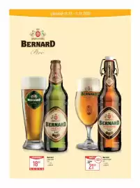 Globus leták týden 44 Strana 36: Bernard světlý ležák €18,90, Bernard sváteční ležák €21,90