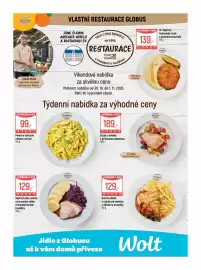 Globus leták týden 44 Strana 7: Restaurace Kuřecí plátek v rajčatové omáčce s olivami a hranolky €129,00
