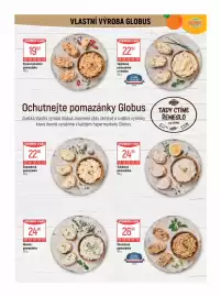 Globus leták týden 44 Strana 8: Tuňáková pomazánka €24,90, Česneková pomazánka €22,90