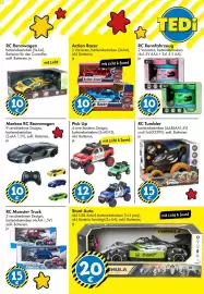 TEDi Prospekt Seite 10: RC Rennwagen €10,00, Action Racer €10,00