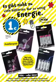 TEDi Prospekt Seite 14: Elta Batterien €1,00