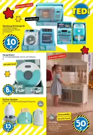 TEDi Prospekt Seite 16: Saugroboter HOME FUN €8,00, XL Küche €50,00
