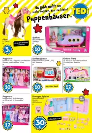 TEDi Prospekt Seite 18: Puppenset €10,00, Puppenset €12,00