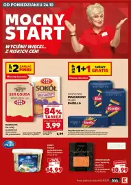 Kaufland gazetka Strona 6: Ser gouda w plastrach Mlekovita €3,99, Śledzie po kołobrzesku Mors €14,99
