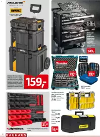 Bauhaus Prospekt Seite 6: AlphaTools Ordnungsaufbewahrungswand €21,95, Mobile Werkzeugbox 'T-Stak Tower' 3-teilig €159,00