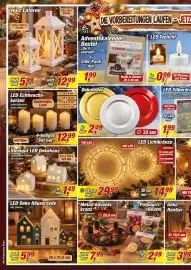 Posten Börse Prospekt woche 43 Seite 2: Dekoteller €2,49, Steingut LED Dekohaus €1,49