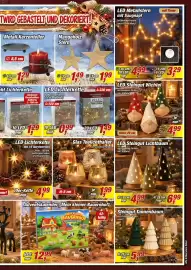 Posten Börse Prospekt woche 43 Seite 3: LED Metallstern mit Saugnapf €4,99, Glas Teelichthalter €1,99