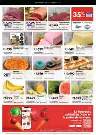 Folleto Disco Página 8: Peceto de novillito €14.399,00, Queso barra €1.649,00