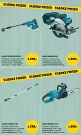 XL-BYG tilbudsavis Side 33: Makita rundsav 18v €1.399,00, Makita tryksrenser 18v €1.249,00