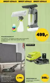 XL-BYG tilbudsavis Side 35: Ryobi vinduesvasker 18v €499,00, Ryobi støvsuger 18v €1.799,00