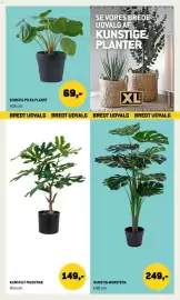 XL-BYG tilbudsavis Side 39: Kunstigt Figentræ €149,00, Kunstig monstera €249,00