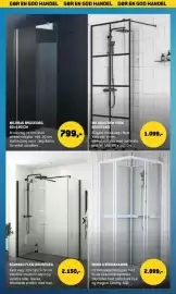 XL-BYG tilbudsavis Side 57: Mikelo Brusekabine €2.899,00, Scanbad Flexi Brusevæg €2.150,00