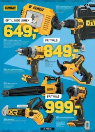 XL-BYG tilbudsavis Side 8: DEWALT DEWALT 2273977 DEWALT SLAGBOREMASKINE XR 18V DCD805. Kulfri motor. Max. moment 205 Nm