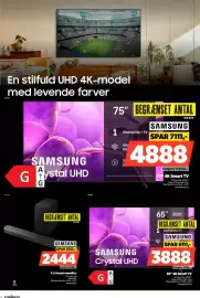 Power tilbudsavis Side 4: 4020044 En stilfuld UHD 4K-model med levende farver SAMSUNG Aystal UHD G G 75" BEGRÆNSET ANTAL 1