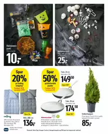 Føtex tilbudsavis uge 43 Side 52: Halloween pynt €10,00, Sukkertopgran €85,00