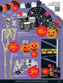 BigDollar tilbudsavis Side 3: Advarselsbånd €15,00, Halloweendekoration €7,50