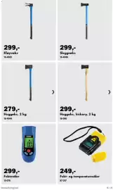 Biltema kundeavis Side 18: Huggøks €279,00, Huggøks, hickory €299,00