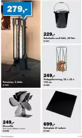 Biltema kundeavis Side 6: Vedoppbevaring €249,00, Askebøtte med lokk €229,00