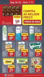 Folheto ALDI semana 44 Página 10: Parmalat molho bechamel €1,15, Queijo de S. Jorge DOP €4,55