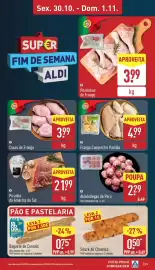 Folheto ALDI semana 44 Página 23: Frango Campestre Partido €4,99, Almôndegas de Peru €2,29