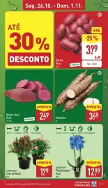 Folheto ALDI semana 44 Página 3: Mandioca €3,49, Gardenline phalaenopsis azul €12,99