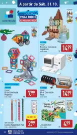 Folheto ALDI semana 44 Página 30: Home creation canetas apagaveis x-mas €2,99, Toylino blocos de construção magnéticos €14,99