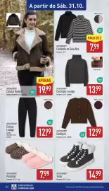 Folheto ALDI semana 44 Página 34: Up2fashion cardigan €12,99, Up2fashion calças lounge €12,99