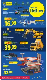 Catálogo Lidl | Juguetes de imaginación Página 8: Lupilu garaje de 4 niveles €32,99, Camión volquete €39,99