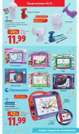 Catálogo Lidl | Juguetes de colección Página 15: Clementoni pizarra mágica €11,99