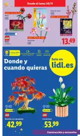 Catálogo Lidl | Juguetes de colección Página 27: Lego lirio de la paz €53,99, Lego bonsái de arce rojo japonés €42,99