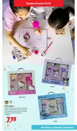 Catálogo Lidl | Juguetes de colección Página 29: Hello Kitty set de agenda €7,99