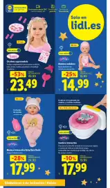 Catálogo Lidl | Juguetes de imitación Página 22: Baby Born Rosie €17,99, Bayer charlene supermodelo €23,49