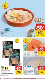 Carrefour Market folder week 44 Pagina 10: Gerookte Ardense forelfilet €10,49, Zalmpavé met vel €9,00
