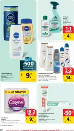 Carrefour Market folder week 44 Pagina 22: Deodorant en douchegel Dove en Dove Men €14,97, Toiletpapier Cosynel €9,56