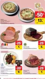 Carrefour Market folder week 44 Pagina 6: Wildschotels Carrefour €9,60, Ham Breydel €1,88