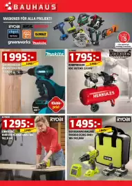 Bauhaus reklamblad Sida 5: Makita skruvdragare ddf490sfx3 18v €1.995,00